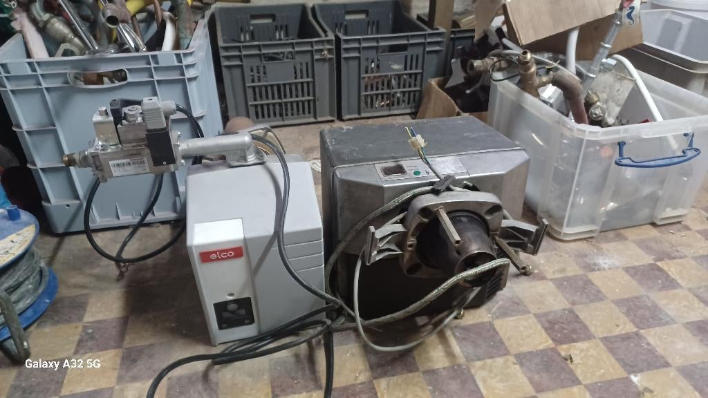 Brûleur mazout, gaz pulsé, Bricolage & Construction, Chauffage & Radiateurs, Enlèvement, Utilisé, Autres types