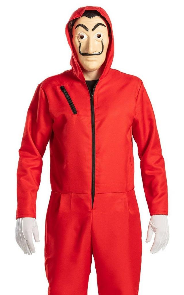 La Casa De Papel overall met masker, Hobby en Vrije tijd, Feestartikelen, Nieuw, Kostuum, Ophalen of Verzenden