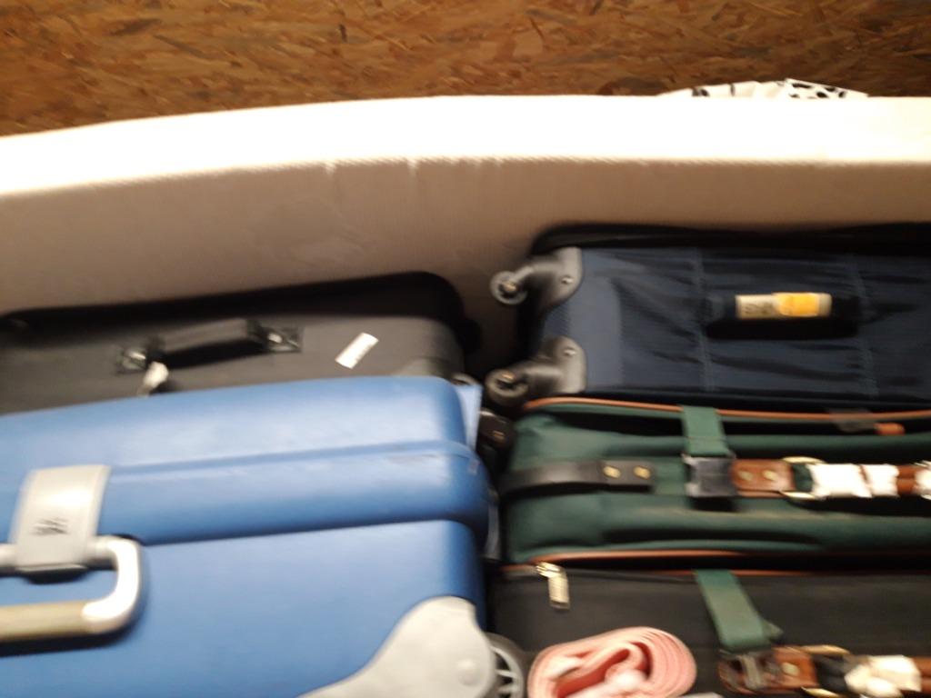 lit en tek +matelas, Enlèvement, Comme neuf, Lit