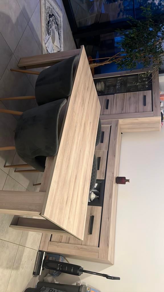 Salle a manger, Maison & Meubles, Salles à manger complètes, Utilisé, 4 à 6 chaises, Enlèvement