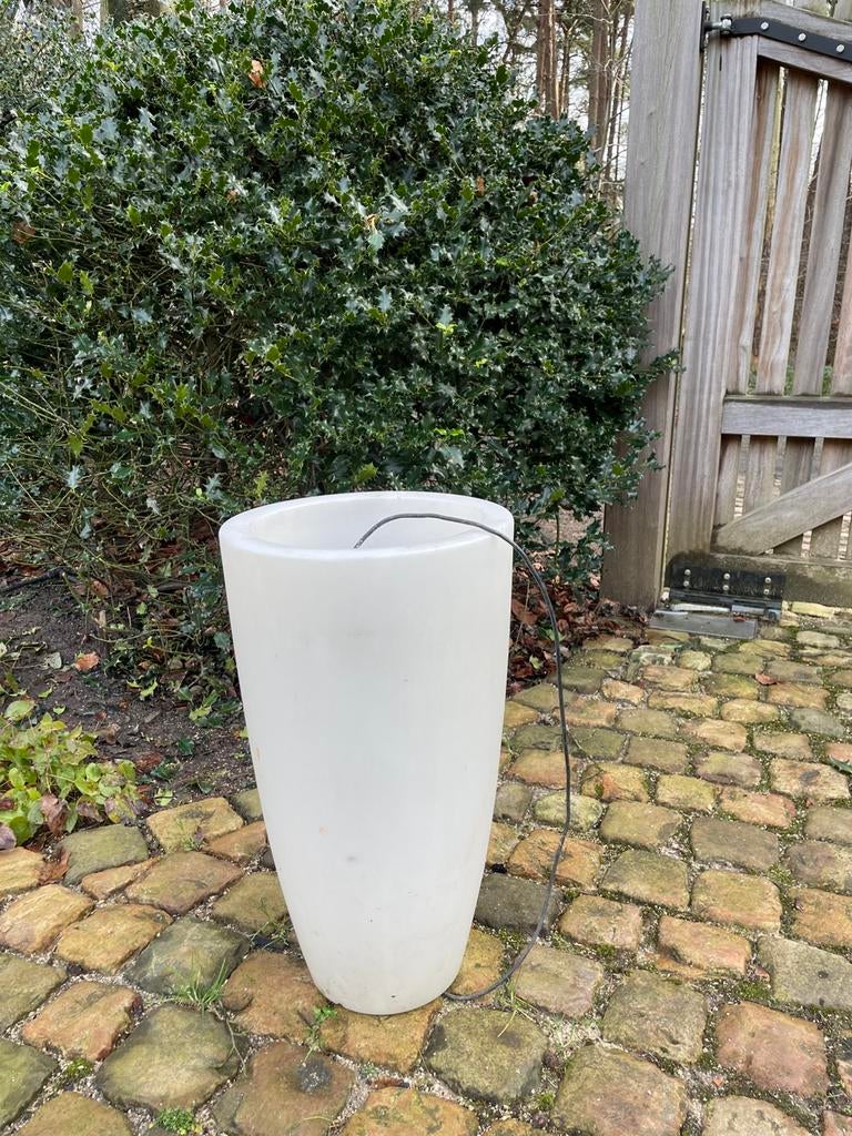ELHO lichtgevende bloempot hoogte 70 cm diam 39, Tuin en Terras, Bloempotten, Ophalen, Zo goed als nieuw
