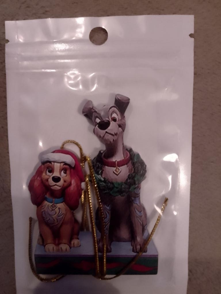 Disney acryl ornament lady en de vagebond, Verzamelen, Ophalen of Verzenden