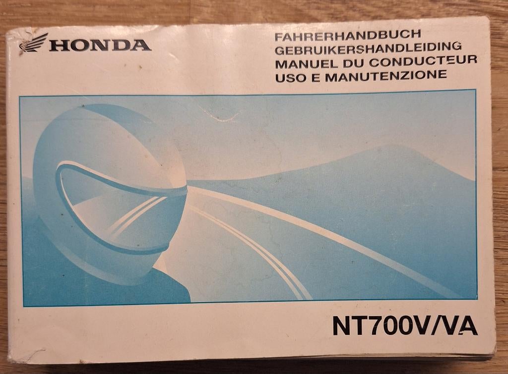 Manuel d'utilisation original de la Honda NT700V/VA, Envoi