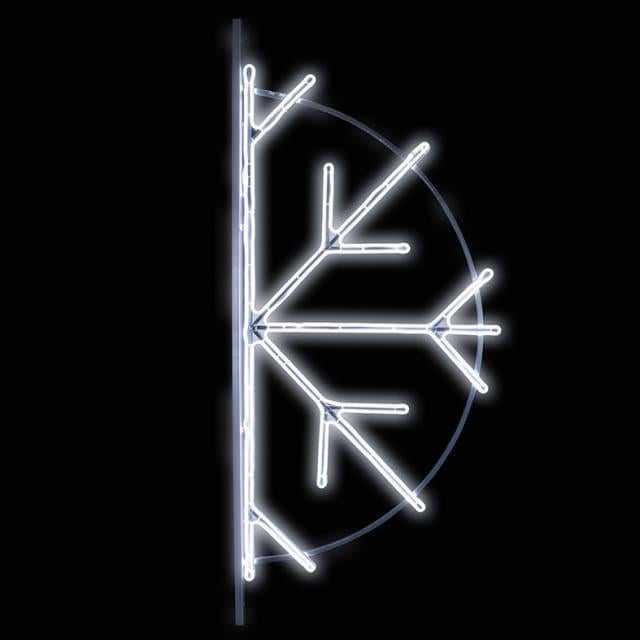 Snowflake paalverlichting 1,8m hoog 44 stuks, Ophalen of Verzenden, Zo goed als nieuw