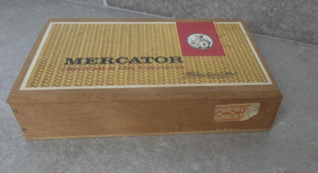 Boite en bois  " MERCATOR ", Enlèvement ou Envoi, Utilisé, Autre, Autres marques