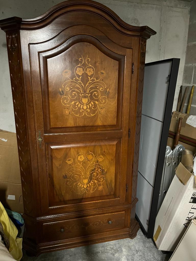 Hallkast, Huis en Inrichting, 100 tot 150 cm, Klassiek, Eikenhout, Zo goed als nieuw