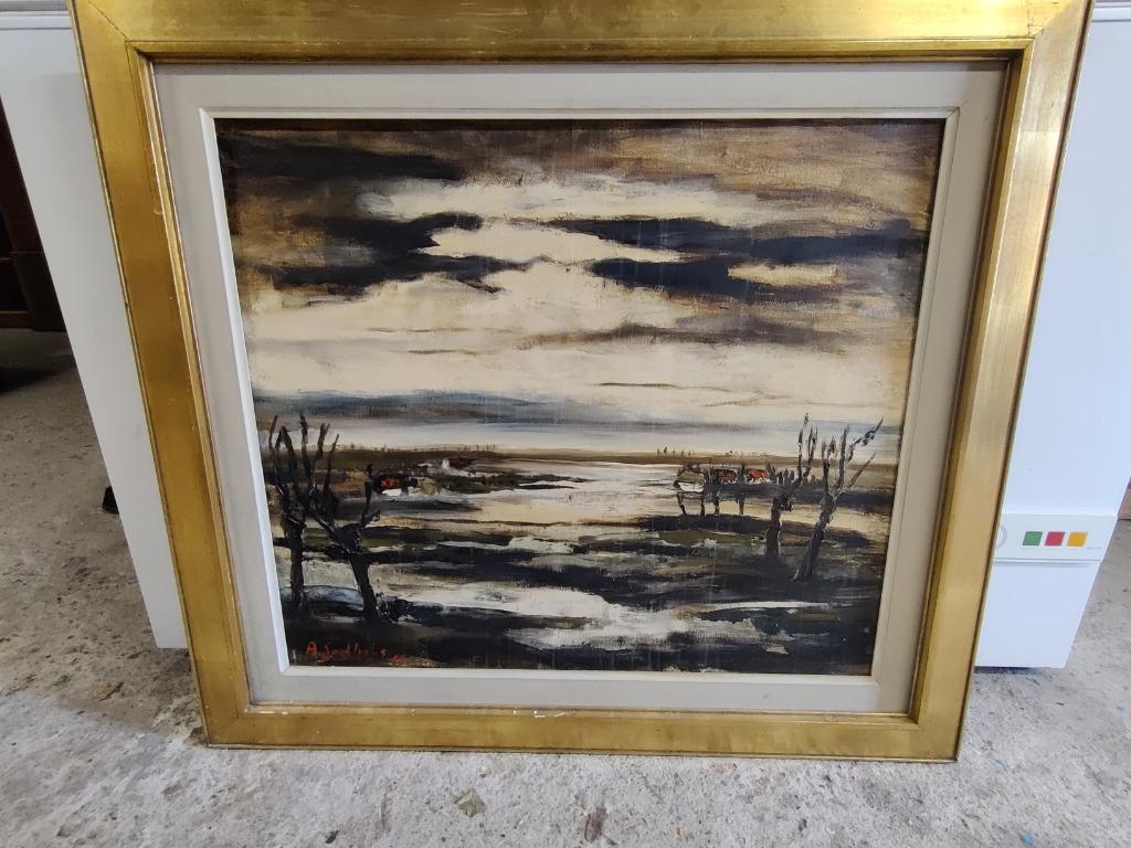 Schilderij Albert Goethals 1965, Ophalen