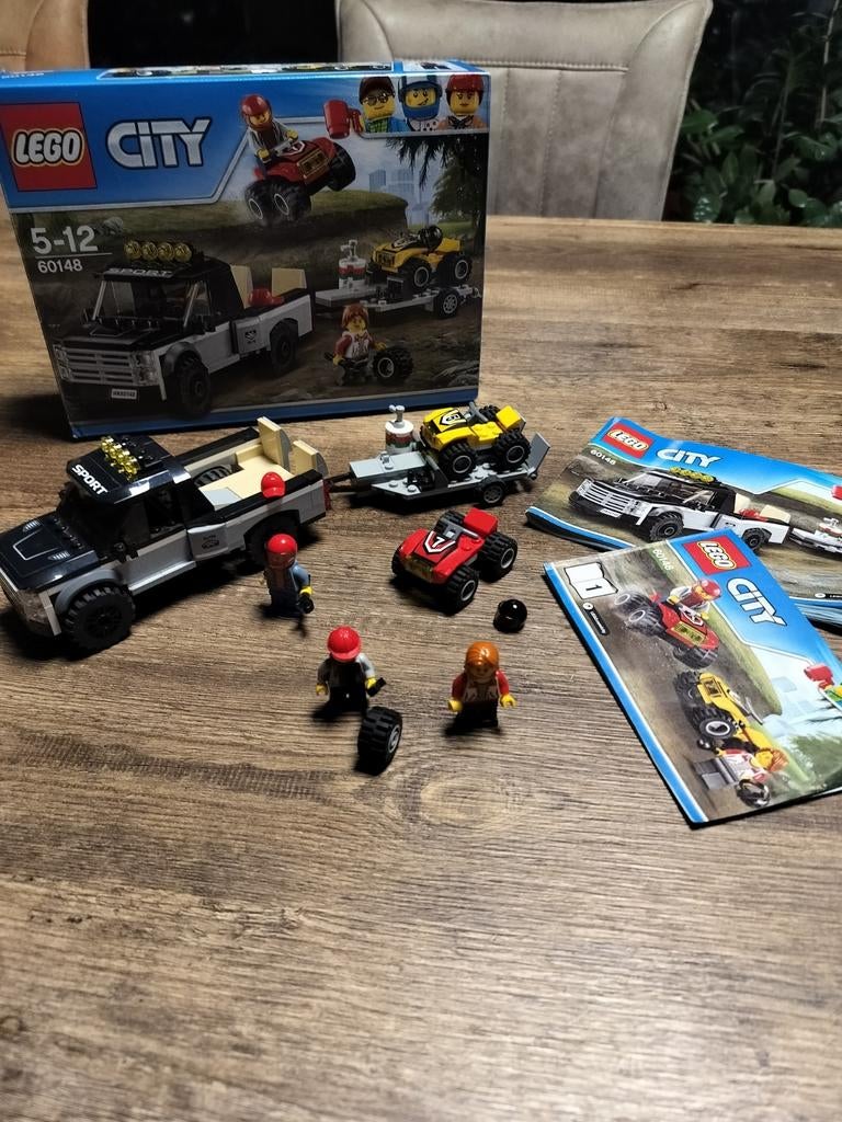 Lego City 60148 ATV Raceteam, Ophalen, Zo goed als nieuw, Lego