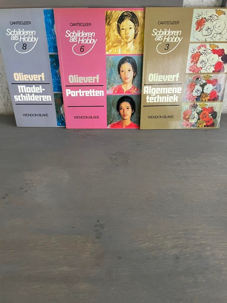 3x boeken: schilderen als hobby, Ophalen of Verzenden, Gelezen, Schilder- en Tekenkunst