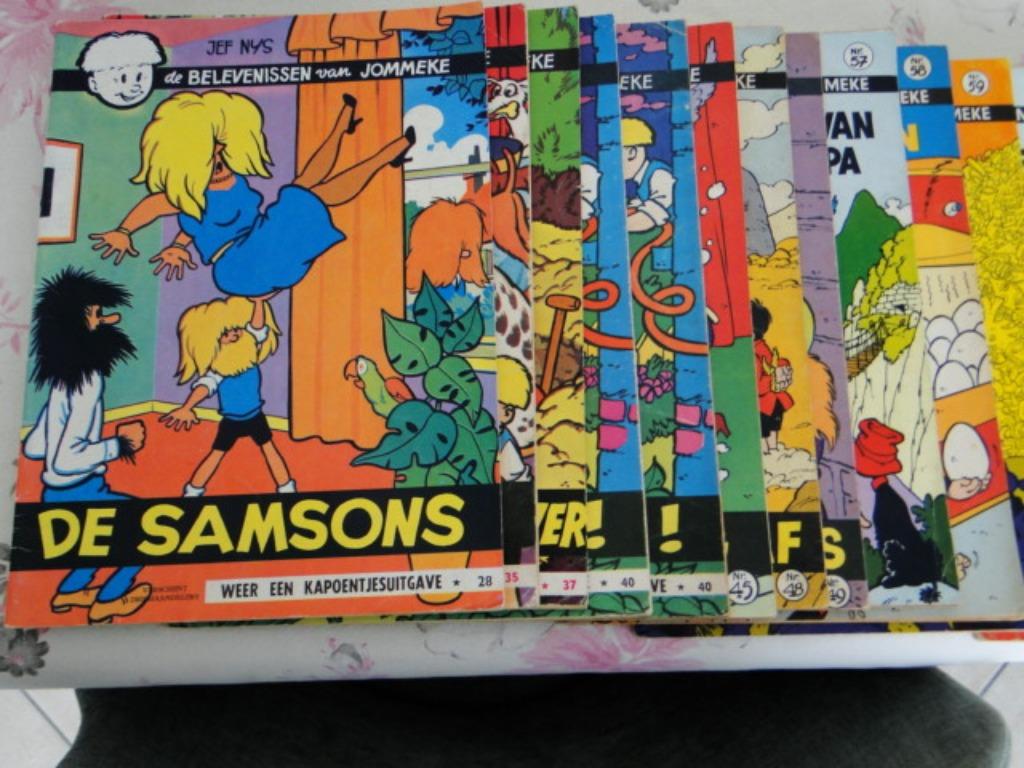 22 strips jommeke 1ste druk, Boeken, Meerdere stripboeken, Ophalen of Verzenden, Gelezen