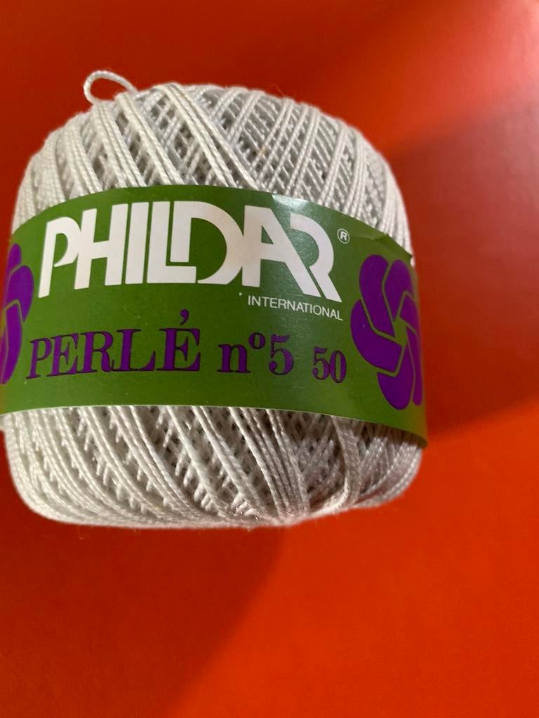 1 bol witte katoen Phildar 50 gr Nieuw, Hobby en Vrije tijd, Breien en Haken, Ophalen of Verzenden, Nieuw