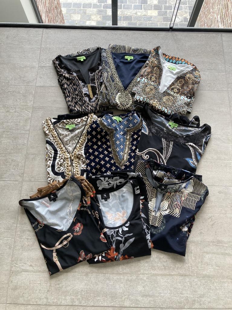 Pakket maat S: 3 Jurken K-Design en 6 Blouses K-Design, Kleding | Dames, K-design, Ophalen, Zo goed als nieuw, Maat 36 (S)
