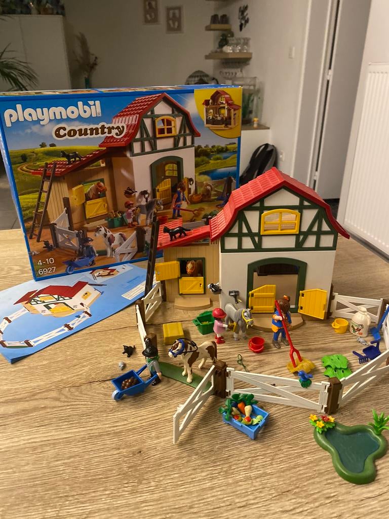 Playmobil country paardenmanege, Kinderen en Baby's, Speelgoed | Playmobil, Ophalen, Zo goed als nieuw