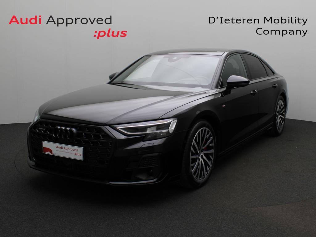 Audi A8 PHEV A8 PHEV 60 TFSI e Quattro Tiptronic (340 kW), Auto's, Audi, Automaat, Lederen bekleding, https://public.car-pass.be/vhr/f7c70f7e-8678-4166-b061-355d97c739a3