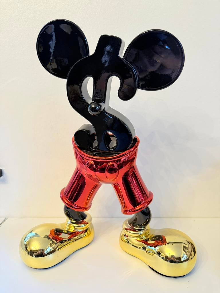 Statue Mickey dollars en résine 40 cm, Collections, Enlèvement