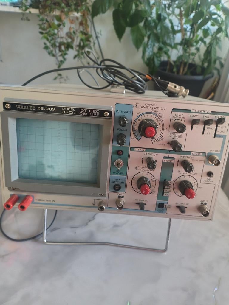 Oscilloscoop WASLET DT-220, Doe-het-zelf en Bouw, Meetapparatuur, Ophalen, Zo goed als nieuw, Accessoires