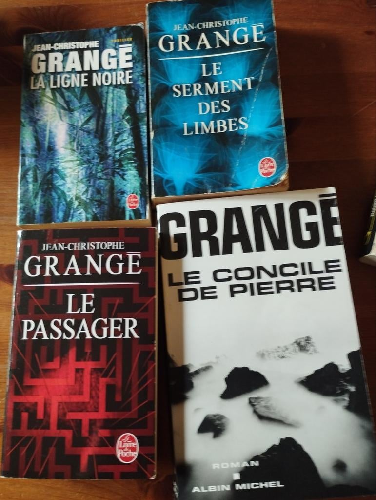 4 Jean-Christophe Grangé en lot ou à la pièce, Livres, Enlèvement ou Envoi