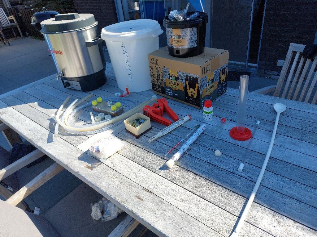 Brouwpakket, Ophalen, Zo goed als nieuw