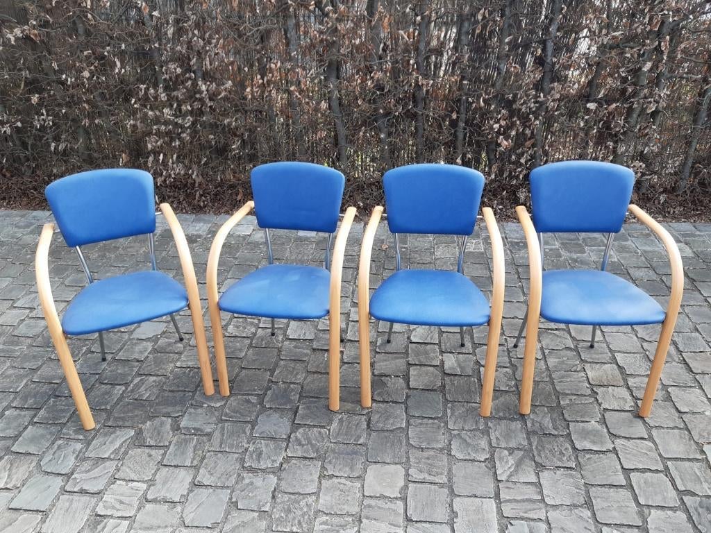 Vintage stoelen, Neuf, Jaren 80, Tissus, Enlèvement