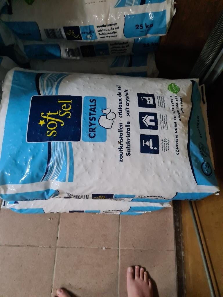 GRATIS VERZENDING 25 KG ZOUTZAK VOOR WASVERZACHTER, Elektronische apparatuur, Waterontharders, Ophalen of Verzenden, Nieuw