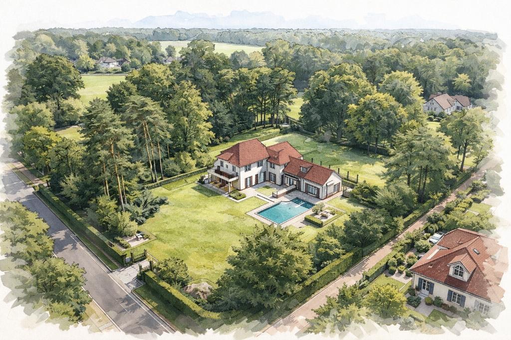 Bouwgrond voor villa met prachtige bomen — Malle, Immo, 1500 m² of meer