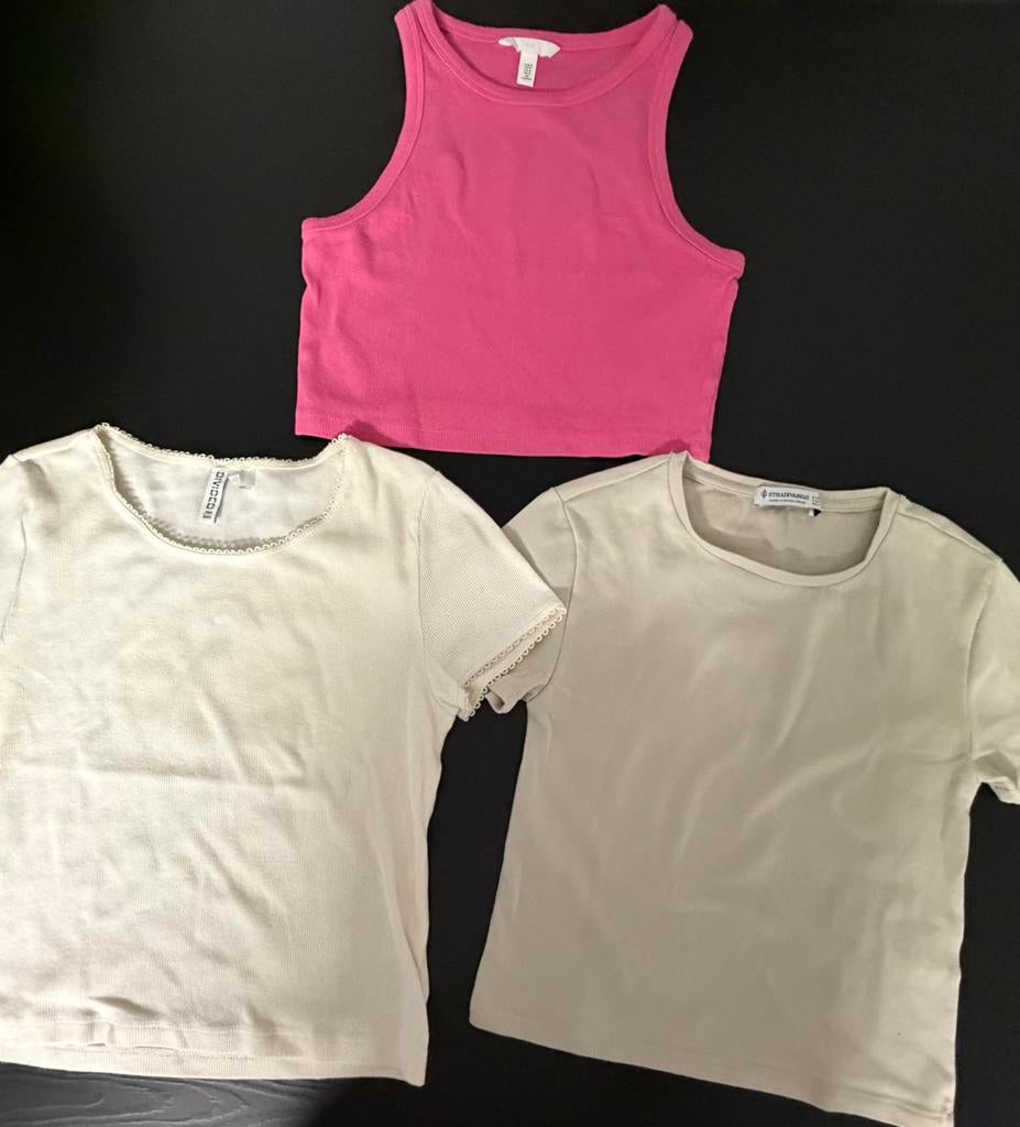 3 st jeugdige zomer shirts (medium), Ophalen, Zo goed als nieuw, Maat 38/40 (M)