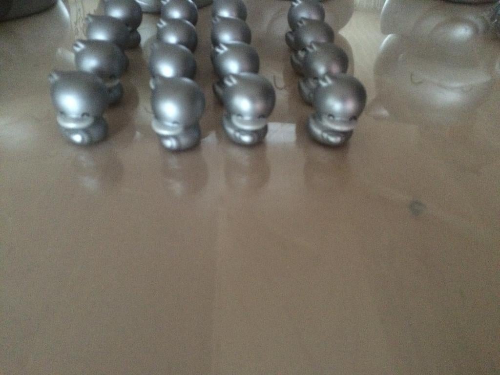 Eendje design duck zilver van BB collectie UITVERKOOP, Ophalen of Verzenden, Nieuw, Kraamcadeau