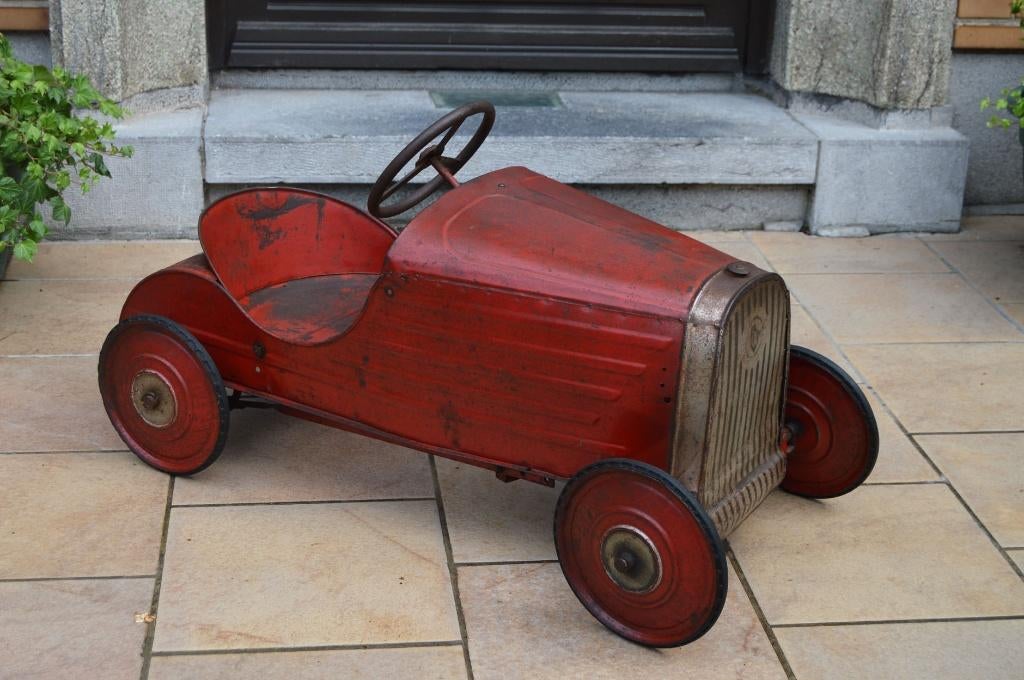 rare voiture à pédales devisix devillaine 1933 jouet ancien, Enlèvement