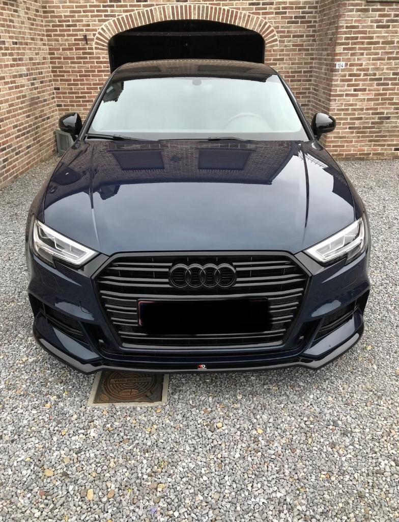 Audi A3 Berline S Line S Tronic (Tuned), Auto's, Audi, Automaat, 4 deurs, Blauw, Leder