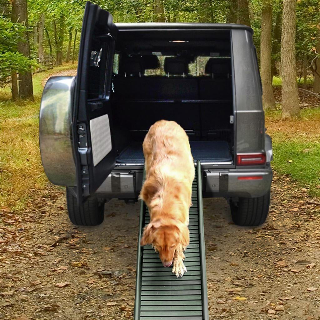 Loopplank Hond Auto Inklapbaar Antislip 155 x 40 Tot 90KG Gr, Autos : Divers, Tuning & Styling, Envoi