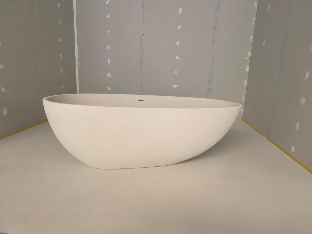 ligbad in microcement, Doe-het-zelf en Bouw, Sanitair, Ophalen, Nieuw, Steen, Bad