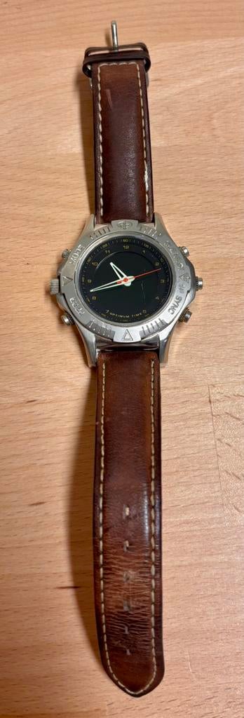 Optimum Time horloge OS 698 - batterij te vervangen, Overige merken, Staal, Polshorloge, Ophalen of Verzenden