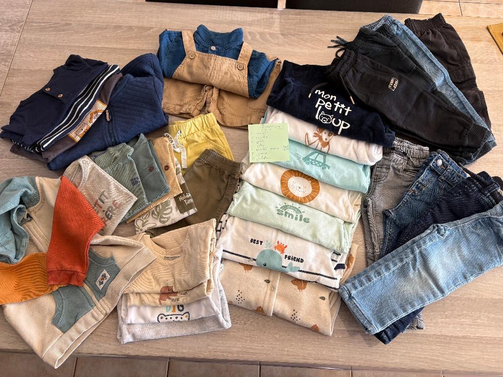 lot vêtements garçon 12 mois, Enlèvement ou Envoi, Comme neuf, Garçon