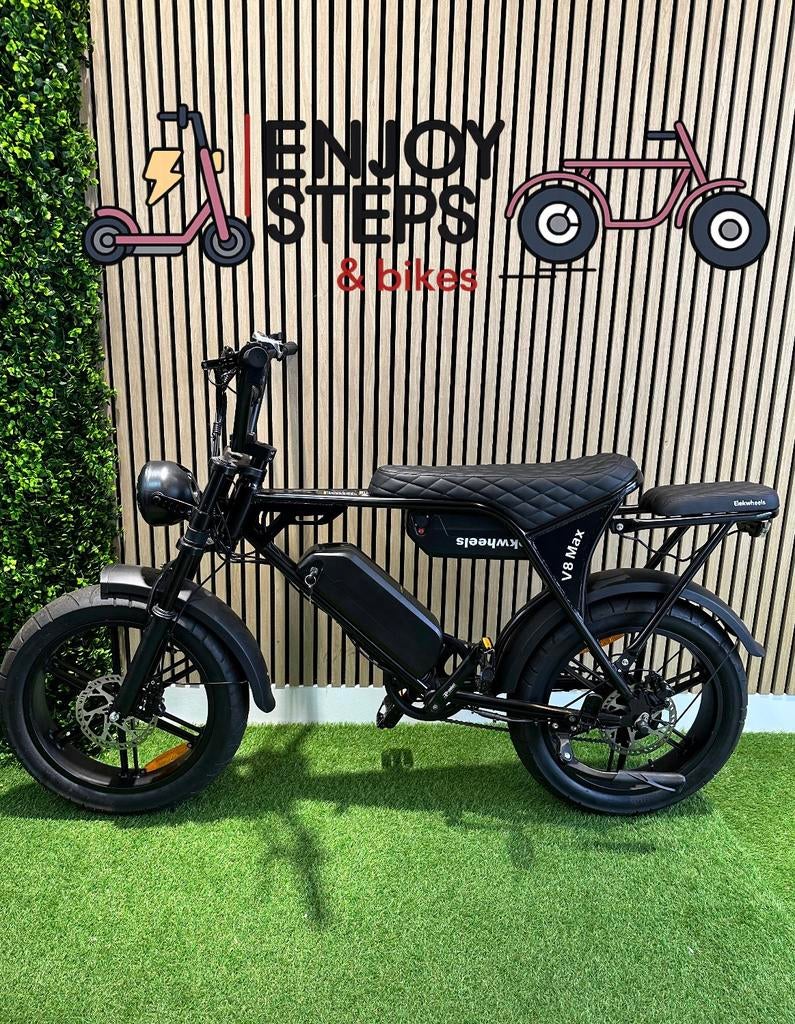 V8 Max Fatbike Double Battery Gratis alarm & gps, Fietsen en Brommers, Ophalen of Verzenden, Nieuw