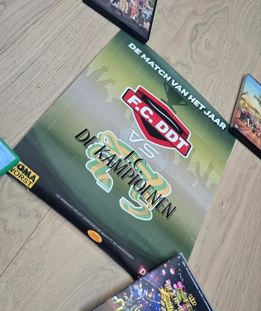 AFFICHE FILMSET F.C. DE KAMPIOENEN, Verzamelen, Ophalen of Verzenden