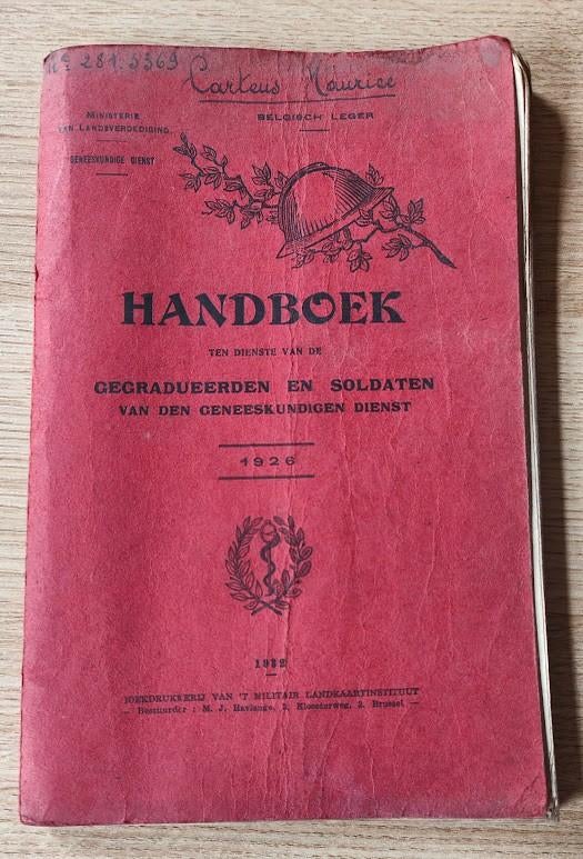 Medisch rapport van het Belgische leger (ABBL -1932) WO2, Verzamelen, Verzenden, Landmacht, Boek of Tijdschrift