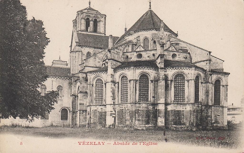FRANCE - Vézelay : Abside de l'Église, Envoi, Non affranchie, France