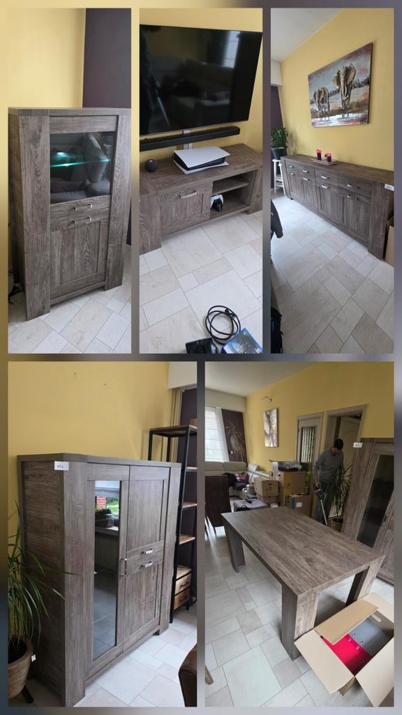 Ensemble de 4 armoires et 1 table | Van okay furniture, Enlèvement