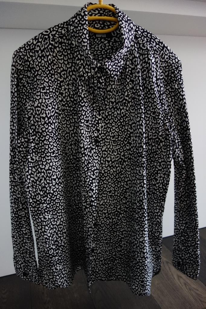 Chemisier noir et blanc "THE KOOPLES", Kleding | Dames, Blouses en Tunieken, THE KOOPLES, Verzenden, Zo goed als nieuw, Zwart