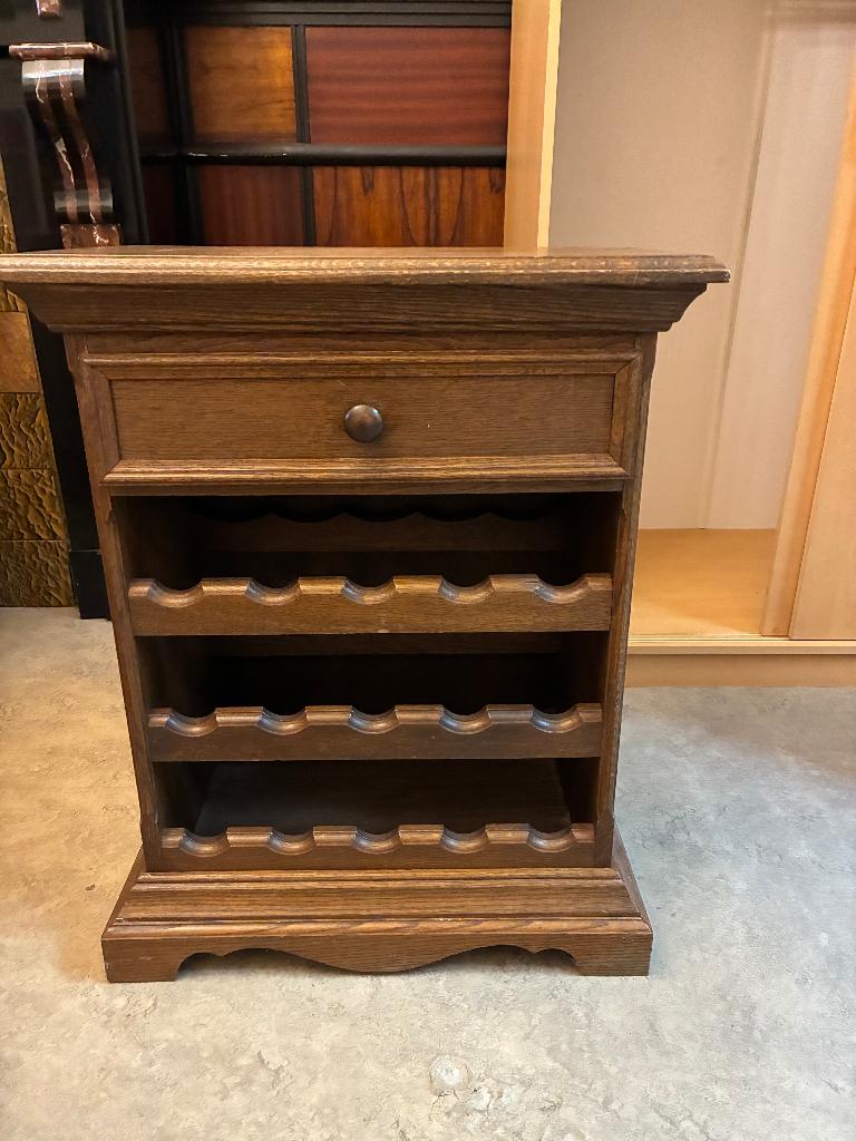 Range bouteilles, Maison & Meubles, Enlèvement, Utilisé, Bois, 5 à 15 bouteilles
