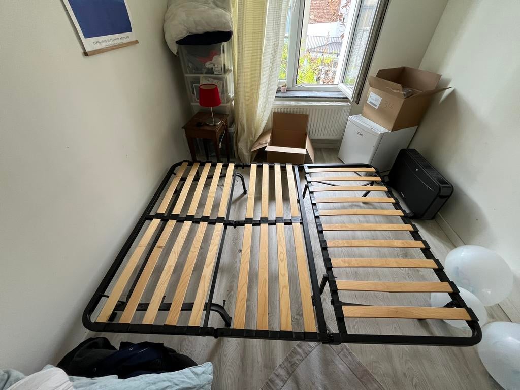 Canape lit click clack matras inclus 140 200, Maison & Meubles, Matelas, 140 cm, Enlèvement, Utilisé