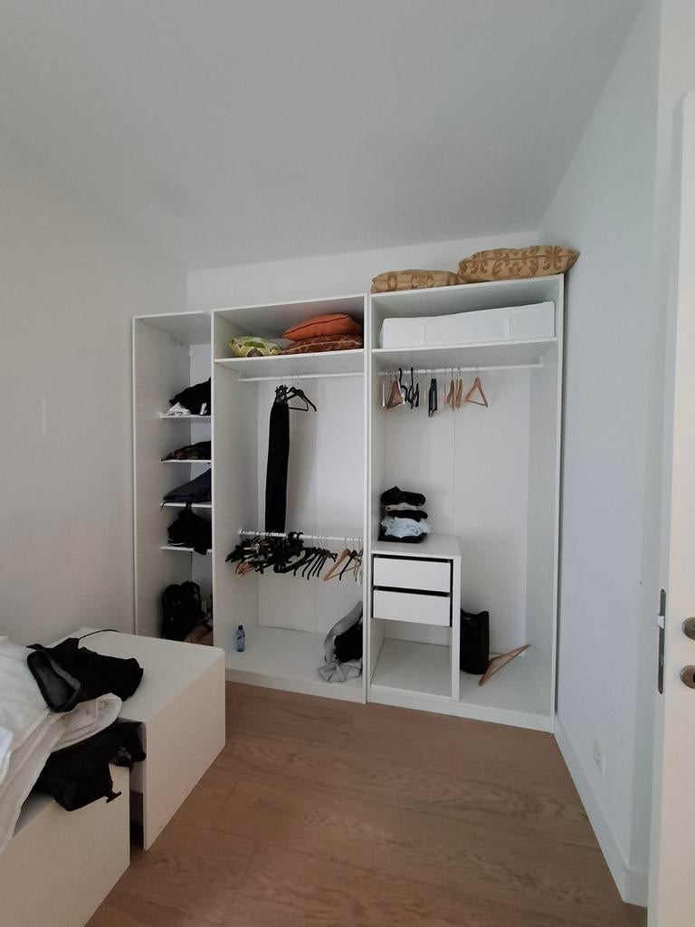 Wit Pax kast - 2 delen, ook mogelijk als hoekkast, Immo