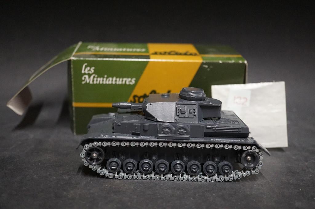 Solido Duitse Panzer IV tank  - 1/50 - TOP, Ophalen of Verzenden, Zo goed als nieuw