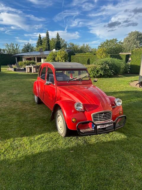 Citroën 2 CV TE KOOP, Autos, Rouge, Achat, 2CV, Cabriolet