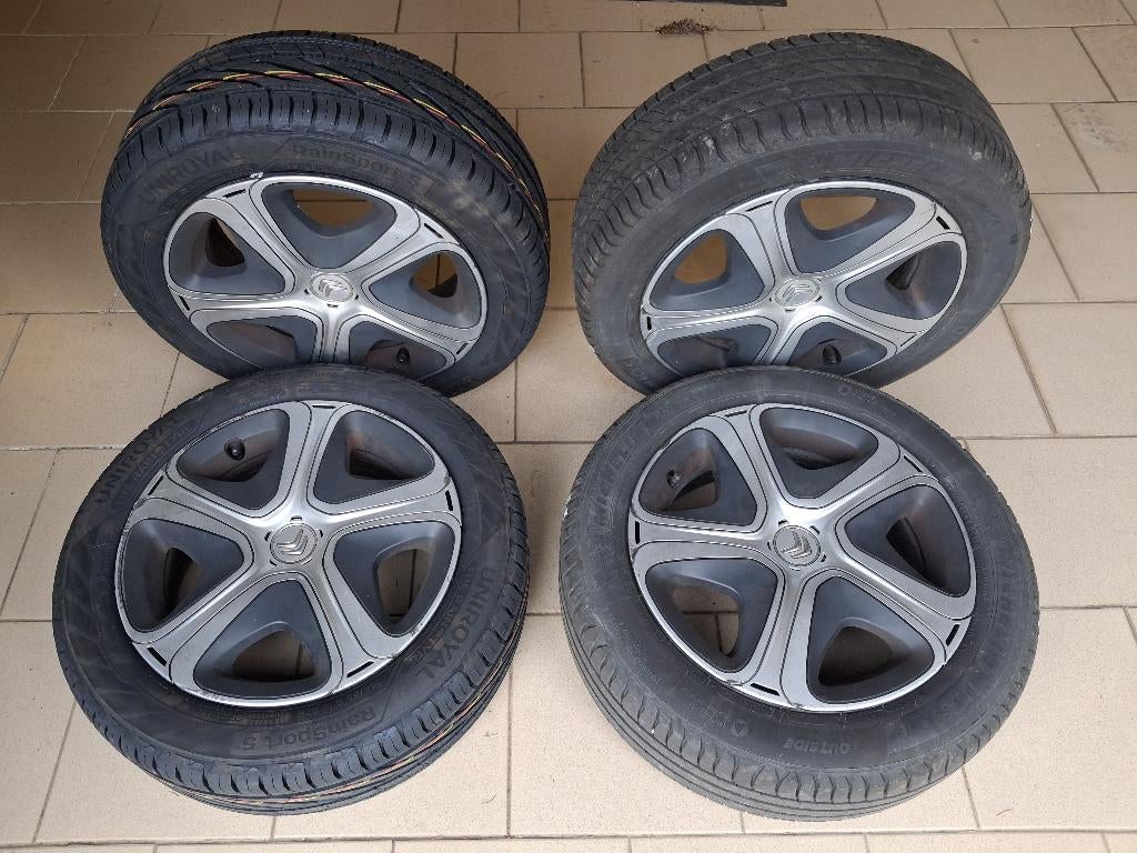 A vendre 4 Roues complètes été, Autos : Pièces & Accessoires, Pneus & Jantes, Neuf, 16 pouces, Pneus été, Pneu(s)