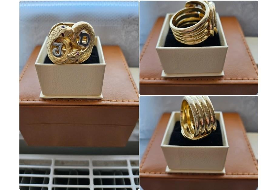 Bague serpent or 18 carats ( NON NEGOCIABLE ), Bijoux, Sacs & Beauté, Or, Comme neuf, Or, Enlèvement