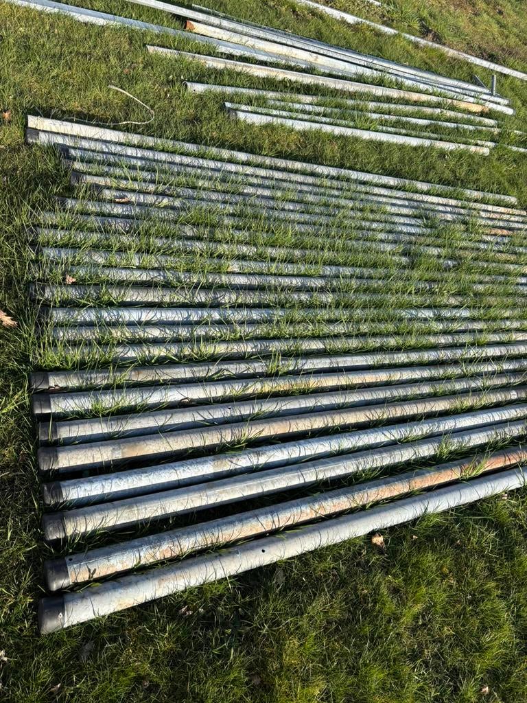 IJzeren palen, Tuin en Terras, Ophalen, Zo goed als nieuw, Palen