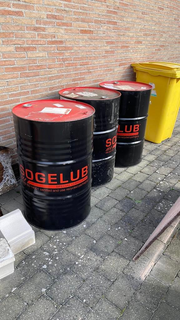 Olievaten 200L, Enlèvement, Utilisé, Baril de feu