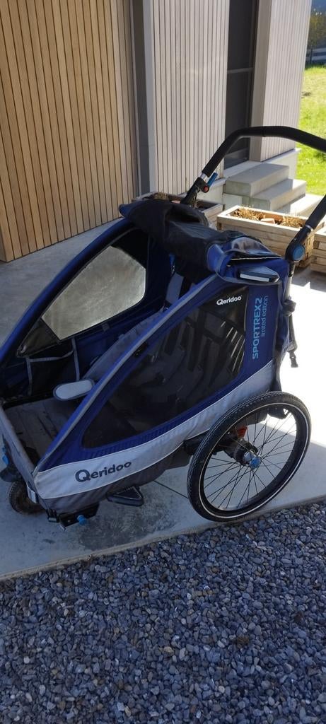 Remorque vélo 2 places qeridoo sportrex 2, Vélos & Vélomoteurs, Enlèvement