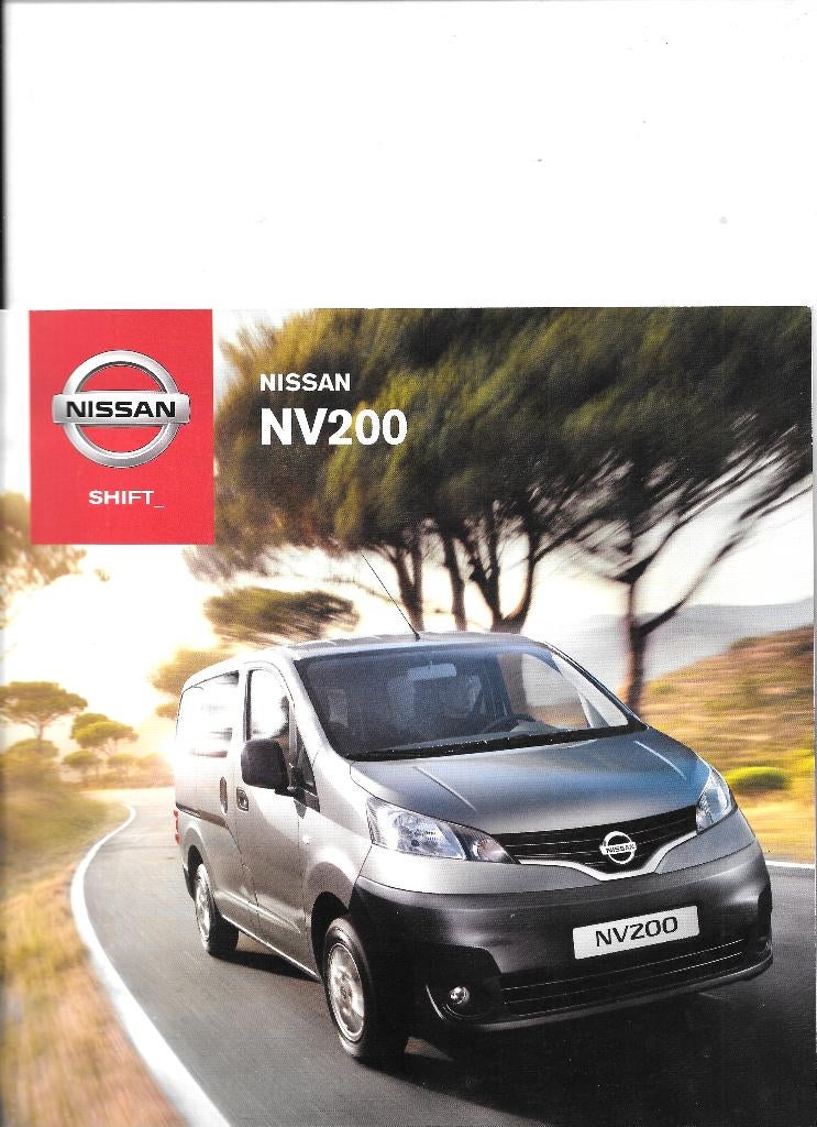 NISSAN NV200 en e-NV200, Boeken, Auto's | Folders en Tijdschriften, Zo goed als nieuw, Nissan, Ophalen of Verzenden